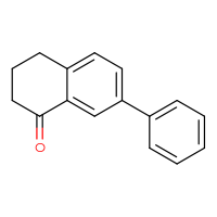 Chemical structure of 7-phenyl-1,2,3,4-tetrahydronaphthalen-1-one - CSSB00005678472