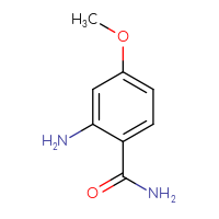 Chemical structure of 2-amino-4-methoxybenzamide - CSSB00012001572