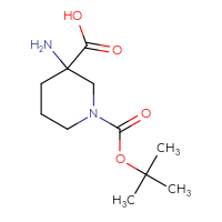 3-amino-1-[(tert-butoxy)carbonyl]piperidine-3-carboxylic acid