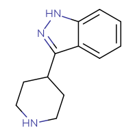 Chemical structure of 3-(piperidin-4-yl)-1H-indazole - CSSB00000057809