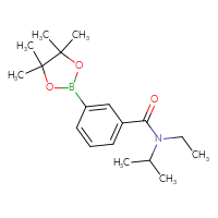 Chemical structure of N-ethyl-N-(propan-2-yl)-3-(4,4,5,5-tetramethyl-1,3,2-dioxaborolan-2-yl)benzamide - CSSB02166475408