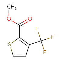 Chemical structure of methyl 3-(trifluoromethyl)thiophene-2-carboxylate - CSSB00011005574