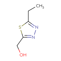 Chemical structure of (5-ethyl-1,3,4-thiadiazol-2-yl)methanol - CSSB00009989516