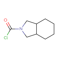 Chemical structure of octahydro-1H-isoindole-2-carbonyl chloride - CSSB00015474919