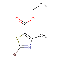 Chemical structure of ethyl 2-bromo-4-methyl-1,3-thiazole-5-carboxylate - CSSB00000689613
