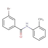 Chemical structure of 3-bromo-N-(2-methylphenyl)benzamide - CSSB00017325456