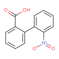 Chemical structure of 2'-nitro-[1,1'-biphenyl]-2-carboxylic acid - CSSB00108017086