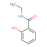 Chemical structure of N-ethyl-2-hydroxybenzamide - CSSB00000192205