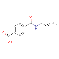 Chemical structure of 4-[(prop-2-en-1-yl)carbamoyl]benzoic acid - CSSB00011298776