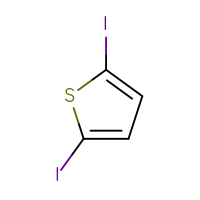 Chemical structure of 2,5-diiodothiophene - CSSB00000032811