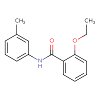 Chemical structure of 2-ethoxy-N-(3-methylphenyl)benzamide - CSSB00046083930