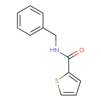 Chemical structure of N-benzylthiophene-2-carboxamide - CSSB00000153212