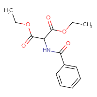 Chemical structure of 1,3-diethyl 2-(phenylformamido)propanedioate - CSSB00000741452