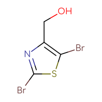 Chemical structure of (2,5-dibromo-1,3-thiazol-4-yl)methanol - CSSB00010204628