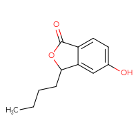 Chemical structure of 3-butyl-5-hydroxy-1,3-dihydro-2-benzofuran-1-one - CSSB00000060484