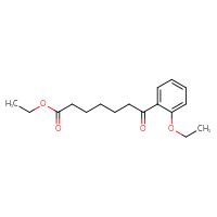 Chemical structure of ethyl 7-(2-ethoxyphenyl)-7-oxoheptanoate - CSSB00020572378