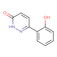 Chemical structure of 6-(2-hydroxyphenyl)-2,3-dihydropyridazin-3-one - CSSB00011748536