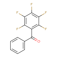 Chemical structure of (2,3,4,5,6-pentafluorophenyl)(phenyl)methanone - CSSB00000499761