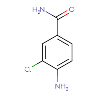 Chemical structure of 4-amino-3-chlorobenzamide - CSSB00012056225