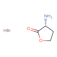 Chemical structure of (3R)-3-aminooxolan-2-one hydrobromide - CSSB03221031140