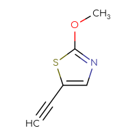 Chemical structure of 5-ethynyl-2-methoxy-1,3-thiazole - CSSB00015082757