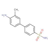 Chemical structure of 4'-amino-3'-methyl-[1,1'-biphenyl]-4-sulfonamide - CSSB04446377160
