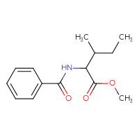 Chemical structure of methyl 3-methyl-2-(phenylformamido)pentanoate - CSSB00000479387