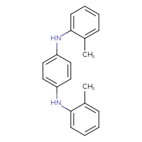 Chemical structure of N1,N4-bis(2-methylphenyl)benzene-1,4-diamine - CSSB00015262225