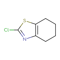 Chemical structure of 2-chloro-4,5,6,7-tetrahydro-1,3-benzothiazole - CSSB00011687584