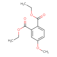 Chemical structure of 1,2-diethyl 4-methoxybenzene-1,2-dicarboxylate - CSSB00020654391