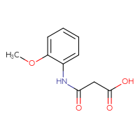 Chemical structure of 2-[(2-methoxyphenyl)carbamoyl]acetic acid - CSSB00011623807