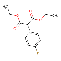 Chemical structure of 1,3-diethyl 2-(4-fluorophenyl)propanedioate - CSSB00007984149