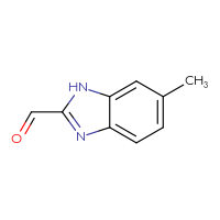 Chemical structure of 6-methyl-1H-1,3-benzodiazole-2-carbaldehyde - CSSB00011361561