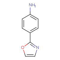 Chemical structure of 4-(1,3-oxazol-2-yl)aniline - CSSB00000695477