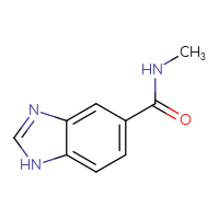 Chemical structure of N-methyl-1H-1,3-benzodiazole-5-carboxamide - CSSB00000159903