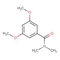 Chemical structure of 3,5-dimethoxy-N,N-dimethylbenzamide - CSSB00000159607
