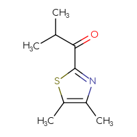 Chemical structure of 1-(4,5-dimethyl-1,3-thiazol-2-yl)-2-methylpropan-1-one - CSSB00020885354