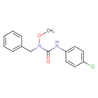 Chemical structure of 3-benzyl-1-(4-chlorophenyl)-3-methoxyurea - CSSB00010169837