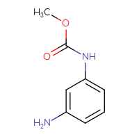 Chemical structure of methyl N-(3-aminophenyl)carbamate - CSSB00000741825