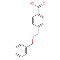 Chemical structure of 4-[(benzyloxy)methyl]benzoic acid - CSSB00011223314