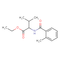 Chemical structure of ethyl 3-methyl-2-[(2-methylphenyl)formamido]butanoate - CSSB02011209481