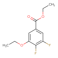 Chemical structure of ethyl 3-ethoxy-4,5-difluorobenzoate - CSSB00135185103
