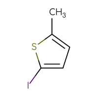 Chemical structure of 2-iodo-5-methylthiophene - CSSB00000031368