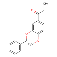 Chemical structure of 1-[3-(benzyloxy)-4-methoxyphenyl]propan-1-one - CSSB00055331507