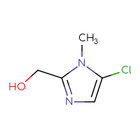 Chemical structure of (5-chloro-1-methyl-1H-imidazol-2-yl)methanol - CSSB00000743305