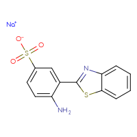 Chemical structure of sodium 4-amino-3-(1,3-benzothiazol-2-yl)benzene-1-sulfonate - CSSB06629247051