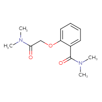 Chemical structure of 2-[(dimethylcarbamoyl)methoxy]-N,N-dimethylbenzamide - CSSB02001563177
