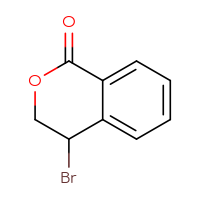 Chemical structure of 4-bromo-3,4-dihydro-1H-2-benzopyran-1-one - CSSB00134618256