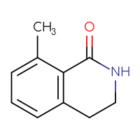 Chemical structure of 8-methyl-1,2,3,4-tetrahydroisoquinolin-1-one - CSSB00000100384