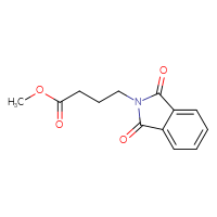 Chemical structure of methyl 4-(1,3-dioxo-2,3-dihydro-1H-isoindol-2-yl)butanoate - CSSB00000576620